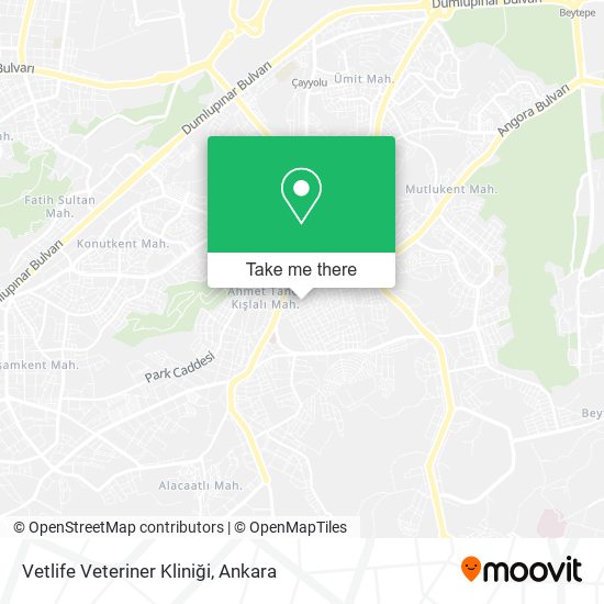 Vetlife Veteriner Kliniği map