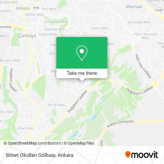 Bilnet Okulları Gölbaşı map