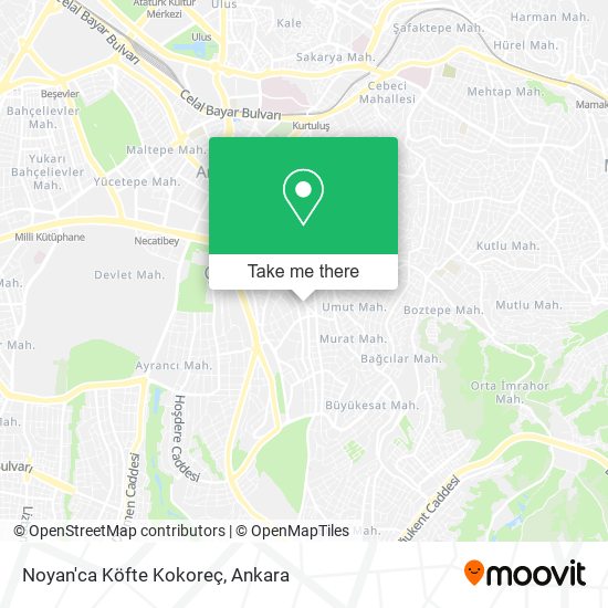 Noyan'ca Köfte Kokoreç map