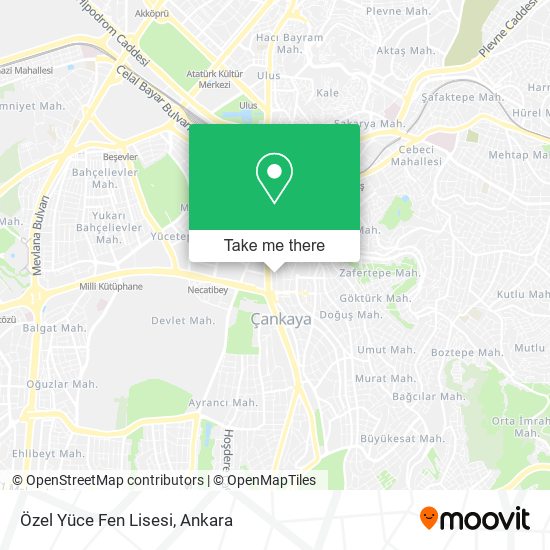 Özel Yüce Fen Lisesi map