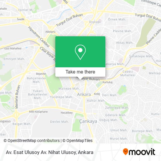 Av. Esat Ulusoy Av. Nihat Ulusoy map