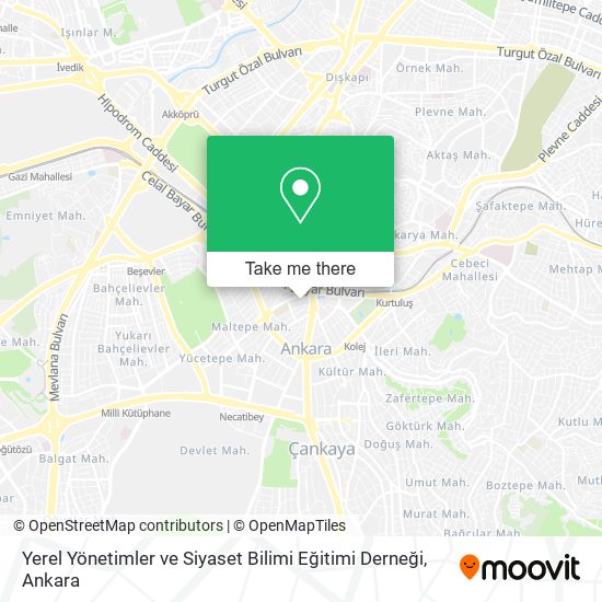 Yerel Yönetimler ve Siyaset Bilimi Eğitimi Derneği map