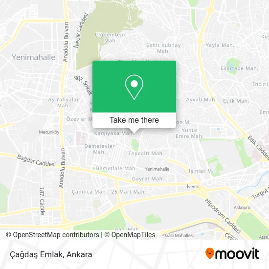 Çağdaş Emlak map