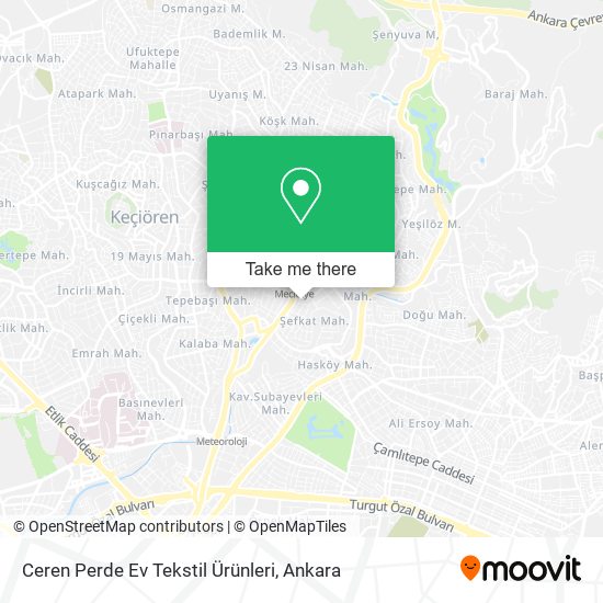 Ceren Perde Ev Tekstil Ürünleri map