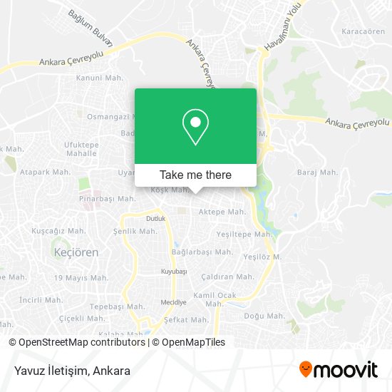 Yavuz İletişim map