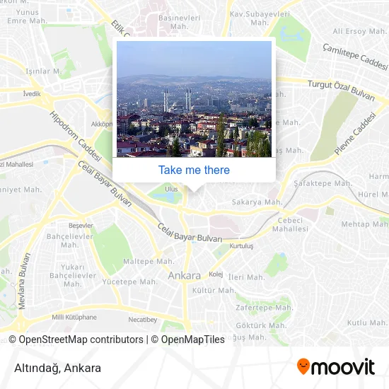 Altındağ map