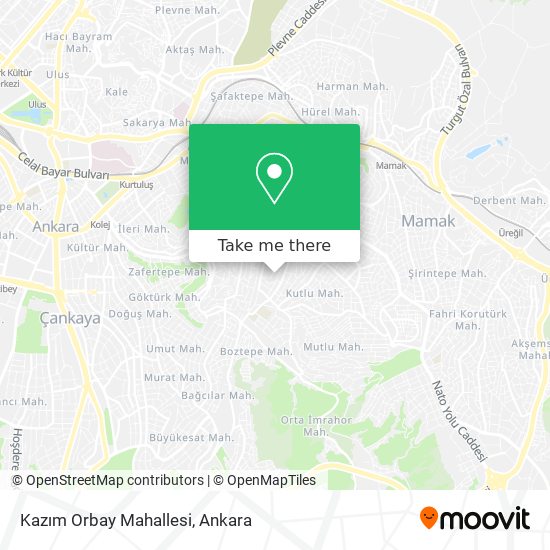 Kazım Orbay Mahallesi map