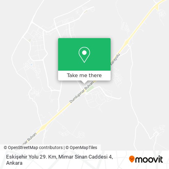 Eskişehir Yolu 29. Km, Mimar Sinan Caddesi 4 map