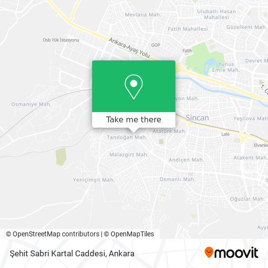 Şehit Sabri Kartal Caddesi map