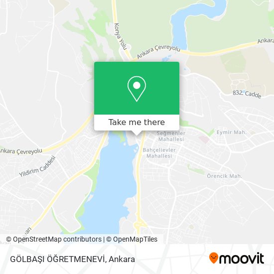 GÖLBAŞI ÖĞRETMENEVİ map