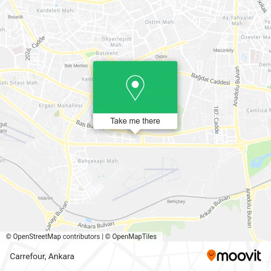 Carrefour map