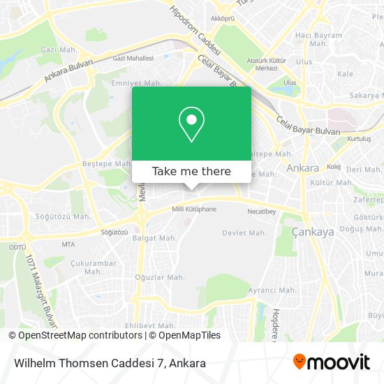 Wilhelm Thomsen Caddesi 7 map