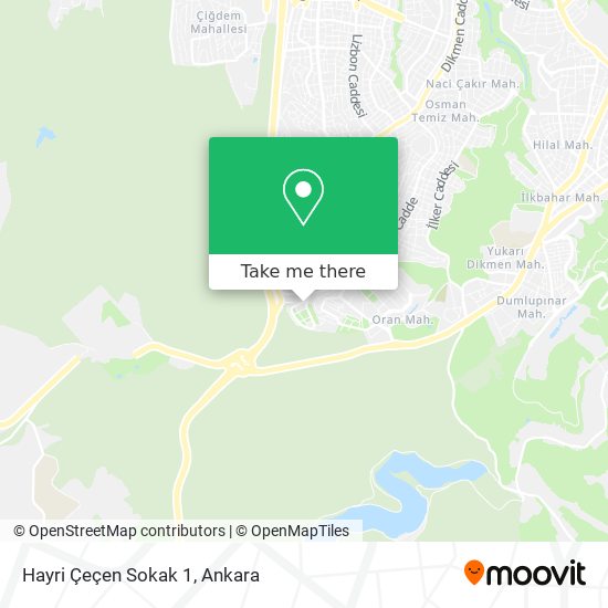 Hayri Çeçen Sokak 1 map
