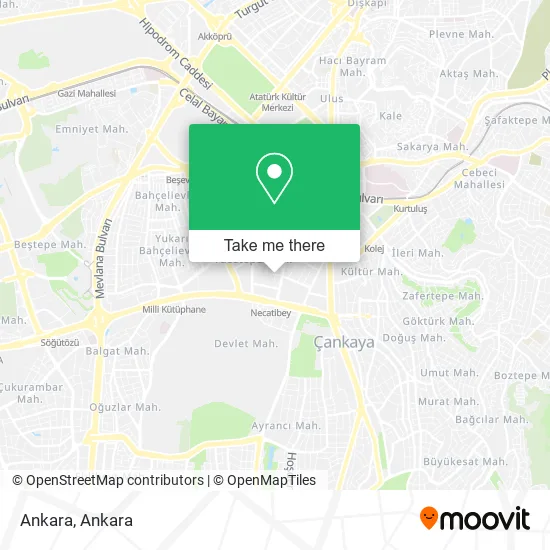 Ankara map