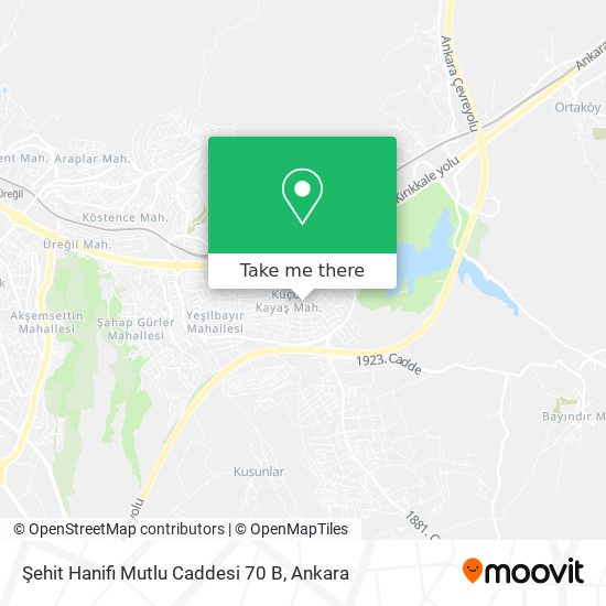 Şehit Hanifi Mutlu Caddesi 70 B map
