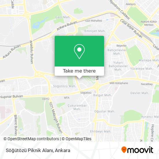Söğütözü Piknik Alanı map