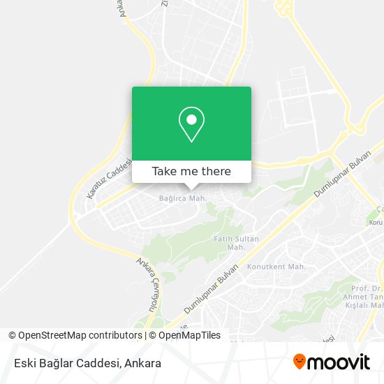 Eski Bağlar Caddesi map