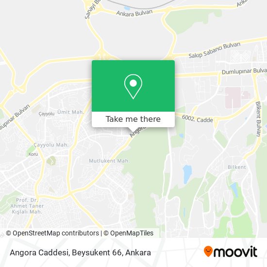 Angora Caddesi, Beysukent 66 map