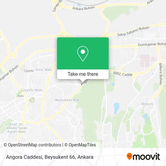 Angora Caddesi, Beysukent 66 map