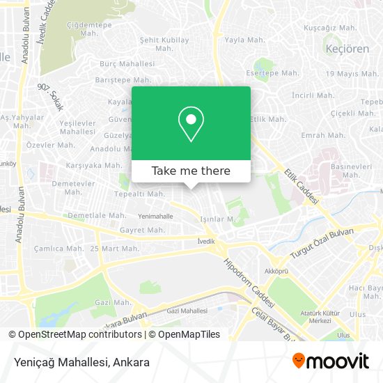 Yeniçağ Mahallesi map