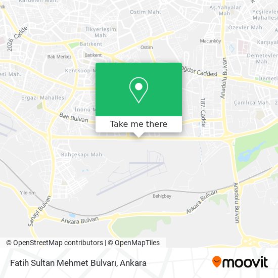 Fatih Sultan Mehmet Bulvarı map