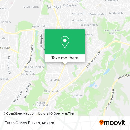 Turan Güneş Bulvarı map