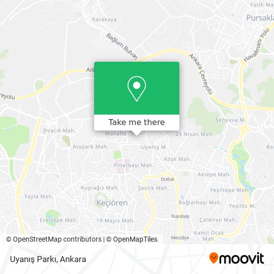 Uyanış Parkı map