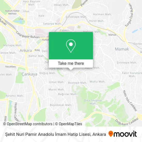 Şehit Nuri Pamir Anadolu İmam Hatip Lisesi map
