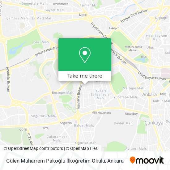 Gülen Muharrem Pakoğlu İlköğretim Okulu map