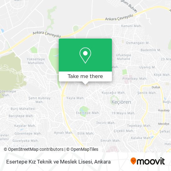 Esertepe Kız Teknik ve Meslek Lisesi map
