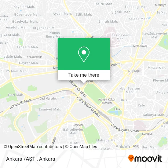 Ankara /AŞTİ map