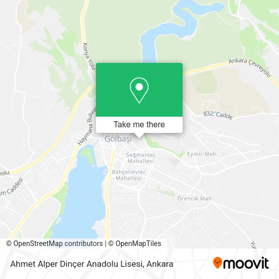Ahmet Alper Dinçer Anadolu Lisesi map