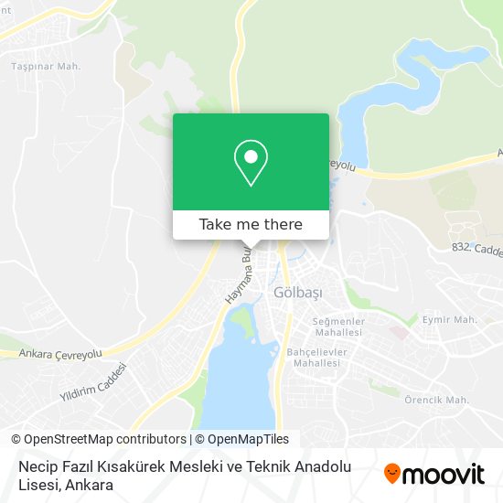 Necip Fazıl Kısakürek Mesleki ve Teknik Anadolu Lisesi map