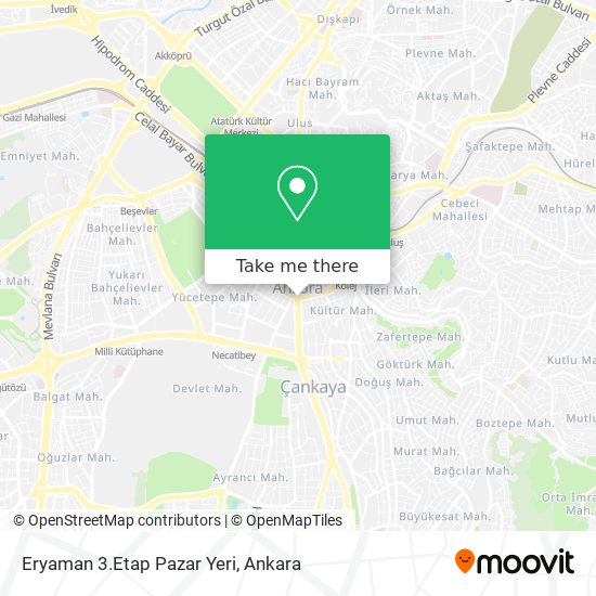 Eryaman 3.Etap Pazar Yeri map