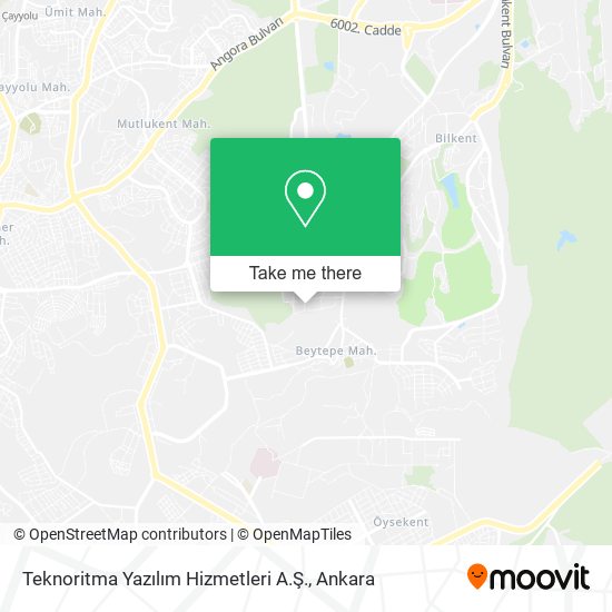 Teknoritma Yazılım Hizmetleri A.Ş. map