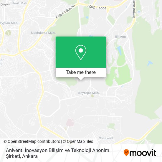 Aniventi İnovasyon Bilişim ve Teknoloji Anonim Şirketi map