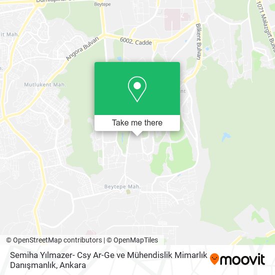 Semiha Yılmazer- Csy Ar-Ge ve Mühendislik Mimarlık Danışmanlık map