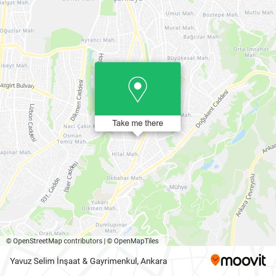 Yavuz Selim İnşaat & Gayrimenkul map
