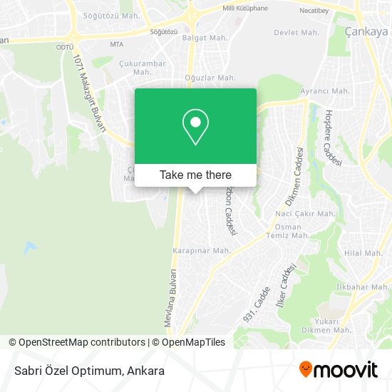 Sabri Özel Optimum map