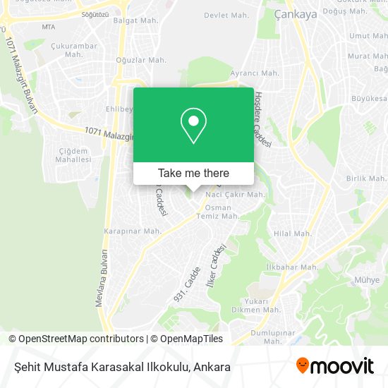 Şehit Mustafa Karasakal Ilkokulu map