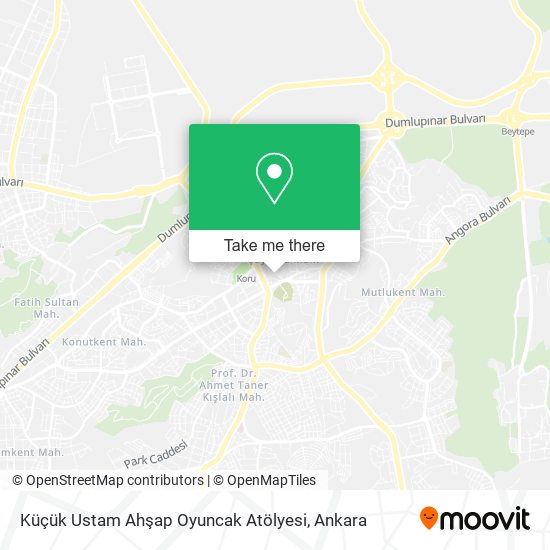 Küçük Ustam Ahşap Oyuncak Atölyesi map