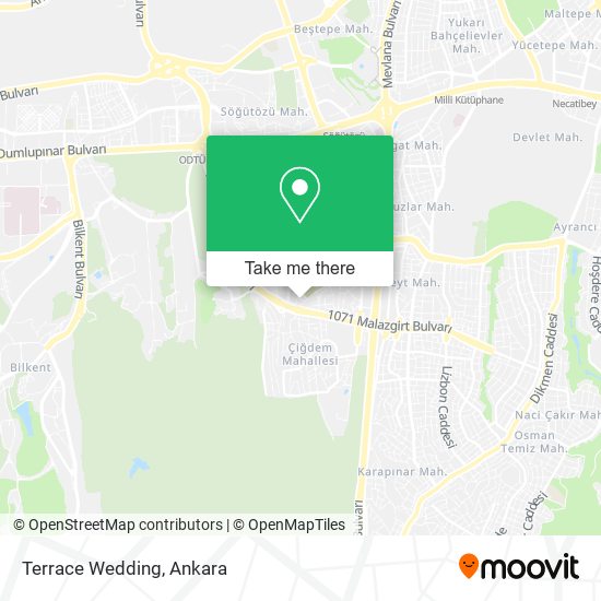 Terrace Wedding map