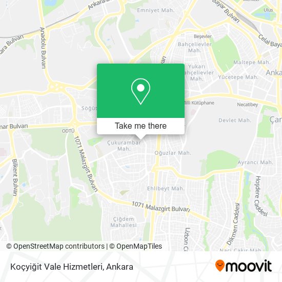 Koçyiğit Vale Hizmetleri map