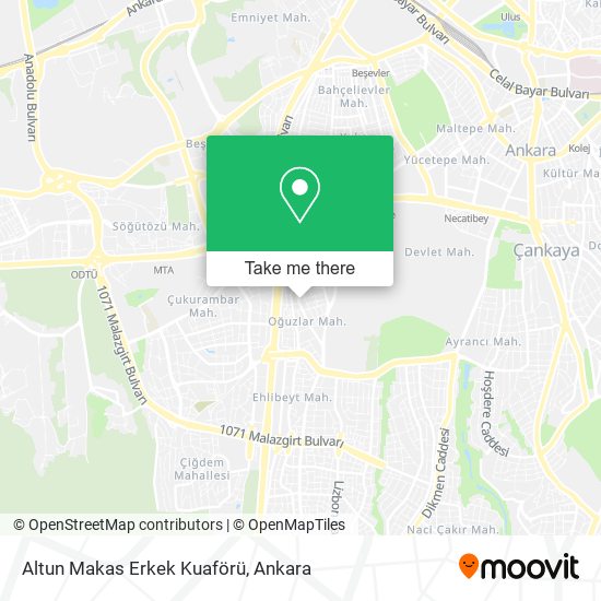 Altun Makas Erkek Kuaförü map