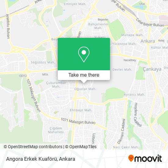 Angora Erkek Kuaförü map