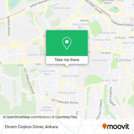 Ekrem Coşkun Döner map