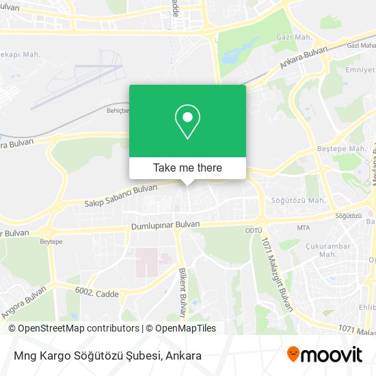 Mng Kargo Söğütözü Şubesi map
