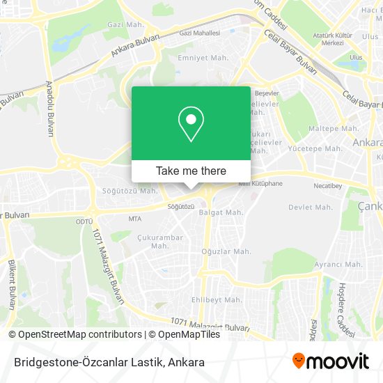Bridgestone-Özcanlar Lastik map