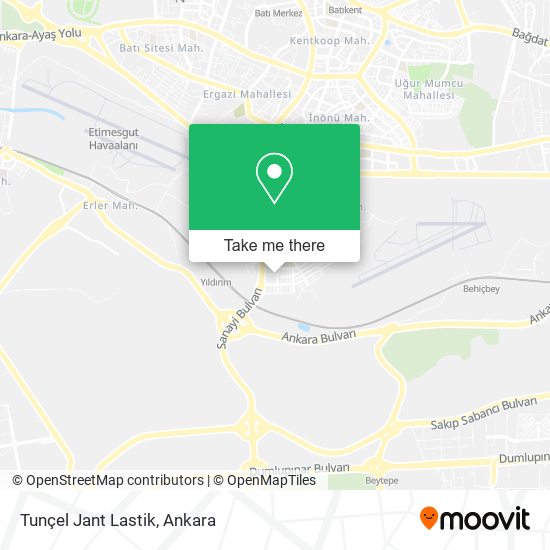Tunçel Jant Lastik map