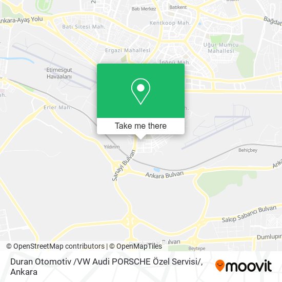Duran Otomotiv /VW Audi PORSCHE Özel Servisi/ map